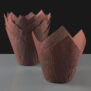 Brown Tulip Muffin Case