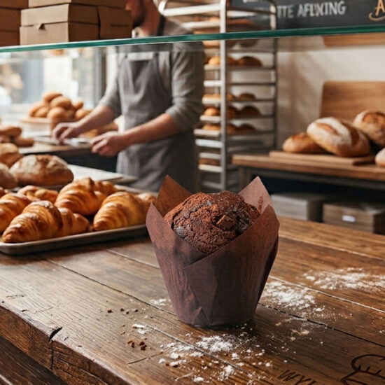 Brown Tulip Muffin Case Brown Tulip Muffin Case