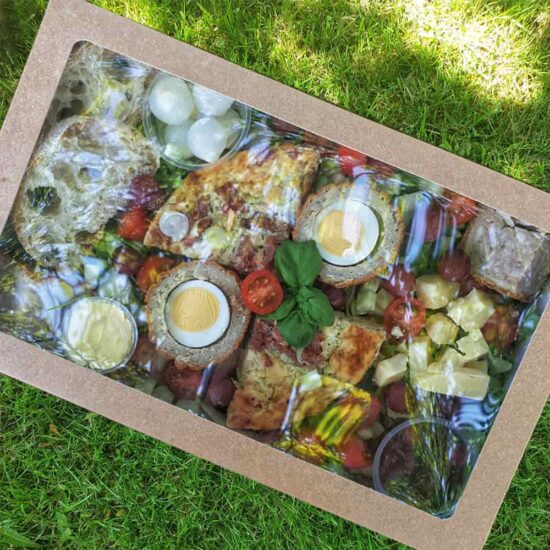 Large Kraft Traybake Windowed Boxes Large Kraft Traybake Windowed Boxes