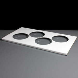 Fifo four holder with protective plastic film 