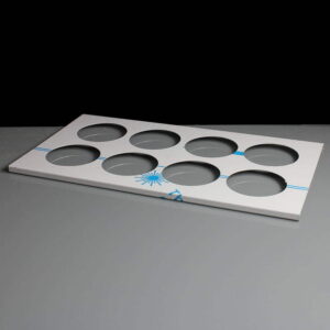 Fifo eight hole holder with protective plastic film