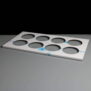 Fifo eight hole holder with protective plastic film 