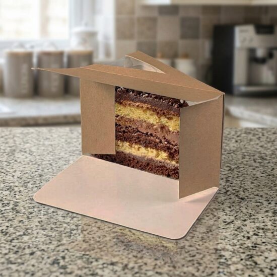Kraft Cake Wedge Slice 10325 Large Cardboard Cake Wedge