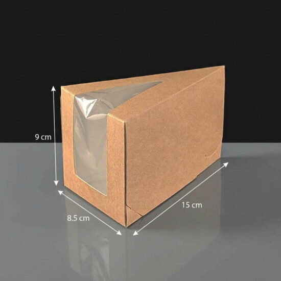 Kraft Cake Wedge Slice 10325 Large Cardboard Cake Wedge