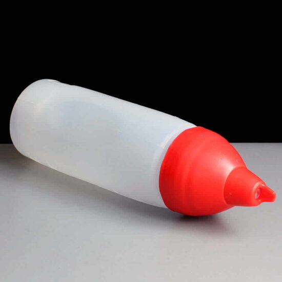 Araven 02554 350ml Non Drip Squeeze Sauce Bottle Red Nozzle Araven 02554 350ml Non Drip Squeeze Sauce Bottle Red Nozzle