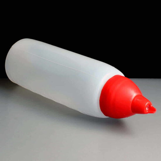 Araven 02556 750ml Non Drip Squeeze Sauce Bottle Red Nozzle Araven 02556 750ml Non Drip Squeeze Sauce Bottle Red Nozzle