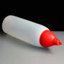 Araven 02556 750ml Non Drip Squeeze Sauce Bottle Red Nozzle