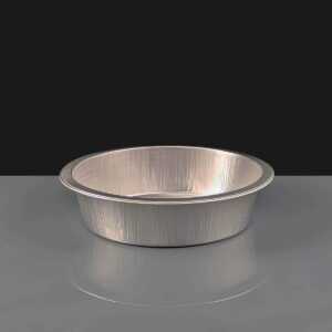 i2r 700ml Silver Round Aluminium Bowls 174 x 43mm