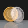i2r 1200ml Black / Gold Round Aluminium Bowls 196 x 55mm