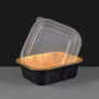 i2r 500ml Black / Gold Rectangular Foil Trays