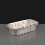 i2r 670ml Silver Rectangular Aluminium Containers 150 x 125 x 45mm