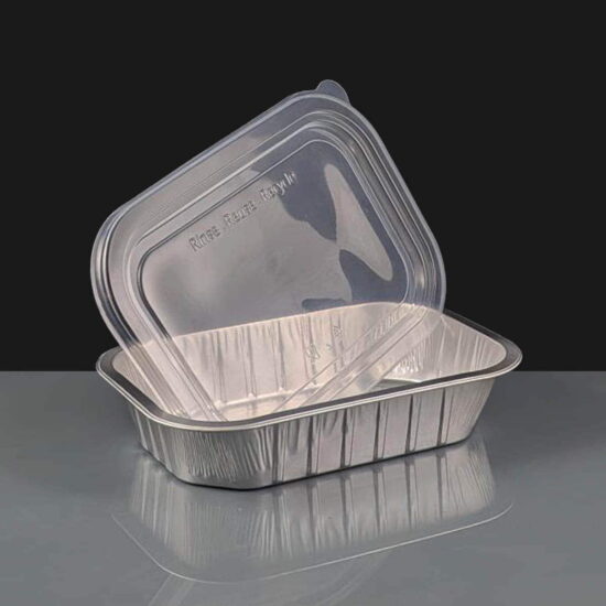 i2r 1000ml Silver Rectangular Aluminium Containers i2r 1000ml Silver Rectangular Aluminium Containers