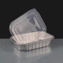 i2r 1000ml Silver Rectangular Aluminium Containers