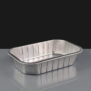 i2r 1000ml Silver Rectangular Aluminium Container