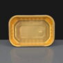 i2r 1000ml Black / Gold Rectangular Aluminium Containers
