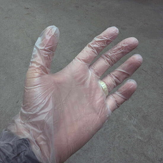 Clear Nitrile Gloves - Powder Free - Medium Clear Nitrile Gloves - Powder Free - Medium
