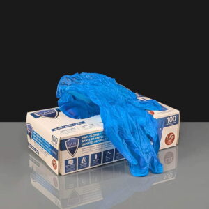 Blue Vinyl Gloves - Powder Free