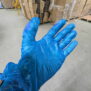 Large Blue Powder Free Vinyl Gloves