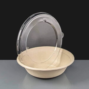 32oz Bagasse Sugarcane Bowls and Lid