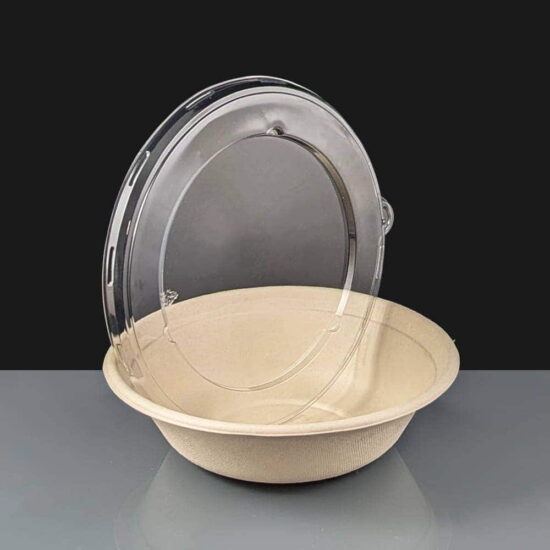 32oz Bagasse Sugarcane Bowls and Lid
