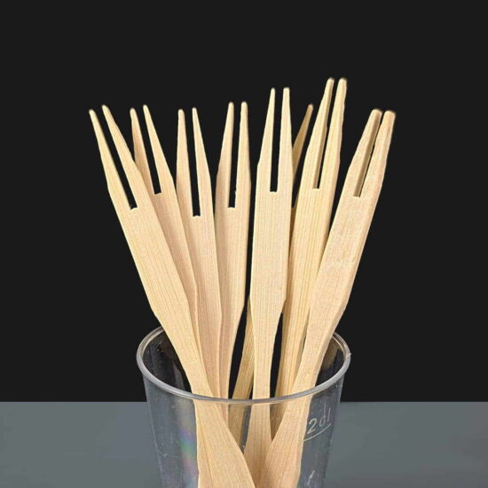 Bamboo Buffet Forks 90mm Bamboo Buffet Forks 90mm