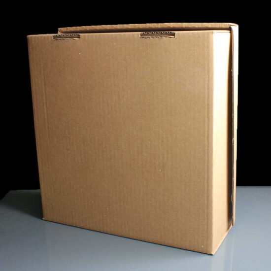 Corrugated 11.5 x 11.5 x 4 Kraft Cake Box with Film Window Corrugated 11.5 x 11.5 x 4 Kraft Cake Box with Film Window