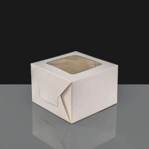 C0004 - Windowed Cake Boxes 6x6x4"