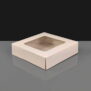 Windowed White Flan or Quiche Boxes 6x6x1.5"