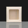Windowed White Flan or Quiche Boxes 6x6x1.5"