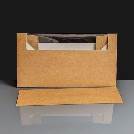 Windowed Kraft Pie or Tart Boxes 9x3x3 Windowed Kraft Pie or Tart Boxes 9x3x3