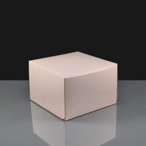 C0052 - Folding Cake Boxes - Plain 6 x 6 x 4