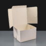 C0052 - Folding Cake Boxes - Plain 6 x 6 x 6