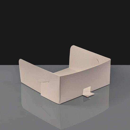 Folding White Swedish Cake Tray - Plain 6x6x2.6 Folding White Swedish Cake Tray - Plain 6x6x2.6
