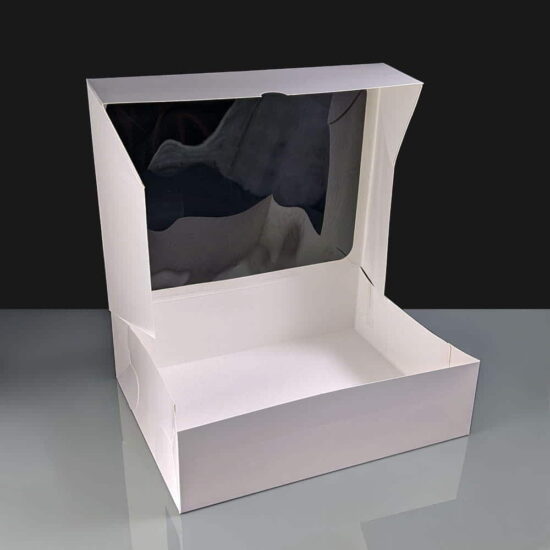 White Windowed Cookie Boxes - 10 x 7 x 2.5" White Windowed Cookie Boxes - 10 x 7 x 2.5"