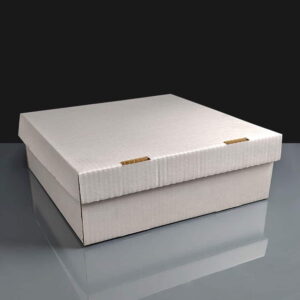 Shallow Heavy Duty Folding Cake Box 12x12x3