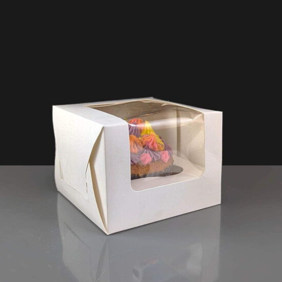 C/0602 - Windowed Single Cupcake Boxes