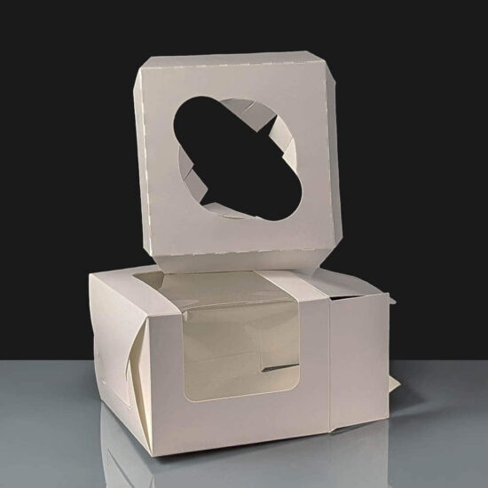 C/0602 - Windowed Single Cupcake Boxes C/0602 - Windowed Single Cupcake Boxes