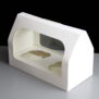 C/0608 - Windowed Cupcake Boxes with 2 cavity insert