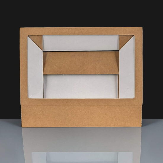 Large Kraft Traybake Windowed Boxes Large Kraft Traybake Windowed Boxes