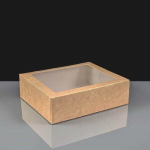 Small Kraft Windowed Box