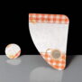 Café Sheet Labels Gingham Red