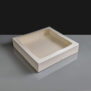 White Windowed Cake Boxes - 10x10x2"