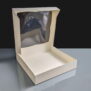White Windowed Cake Boxes - 10x10x2"