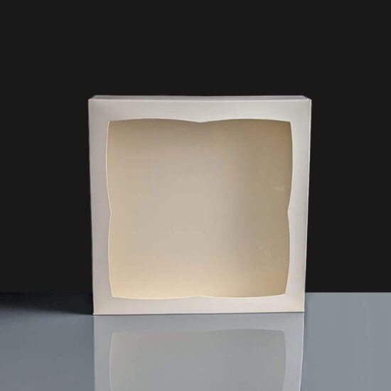 White Windowed Cake Boxes - 10x10x2" White Windowed Cake Boxes - 10x10x2"