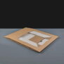 Kraft Windowed Cake Boxes - 10x10x3"