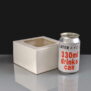 White Windowed Cake Boxes - 5x5x3"
