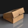 Kraft Windowed Cake Boxes - 6x6x2"