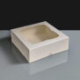 White Windowed Cake Boxes - 6x6x2"