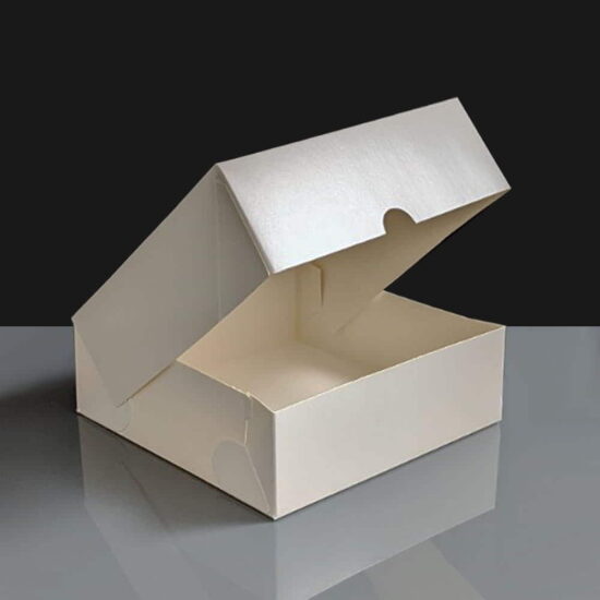 White Windowed Cake Boxes - 6x6x2" White Windowed Cake Boxes - 6x6x2"
