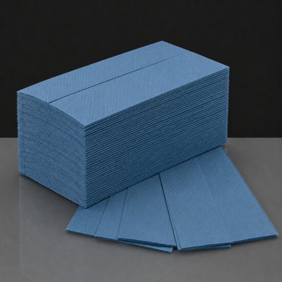 C-Fold Blue Paper Hand Towel